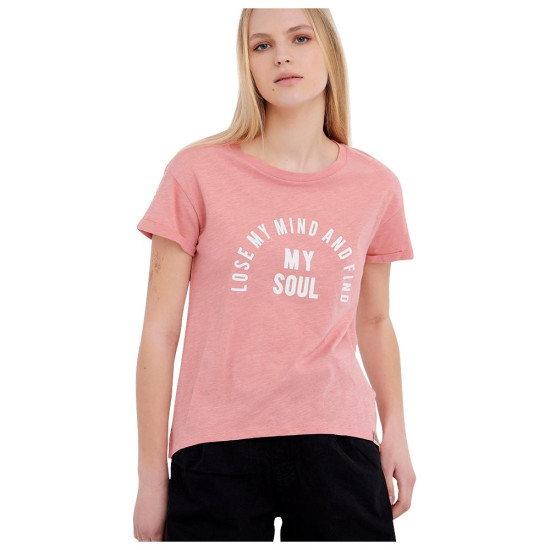 Funky Buddha Γυναικεία κοντομάνικη μπλούζα Funky Buddha Γυναικεία κοντομάνικη μπλούζα